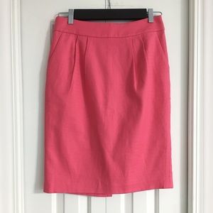BANANA REPUBLIC Pink Woven Pencil Skirt 4
